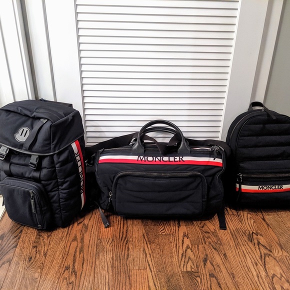 Moncler Kunlum Striped logo-embroidered quilted duffel - Picture 4 of 15